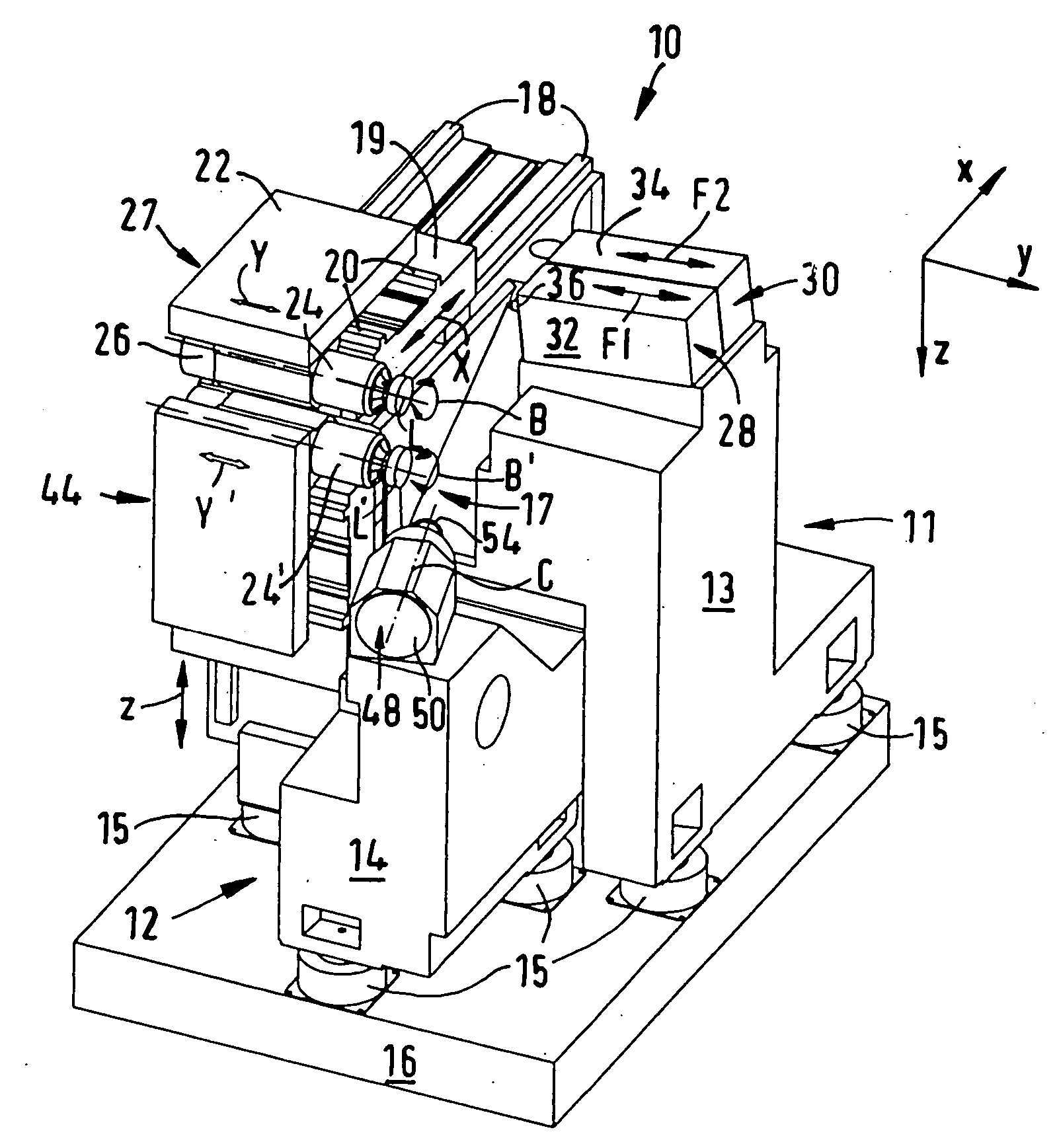 High-performance cutting and turning machine and method for machining particularly spectacle lenses