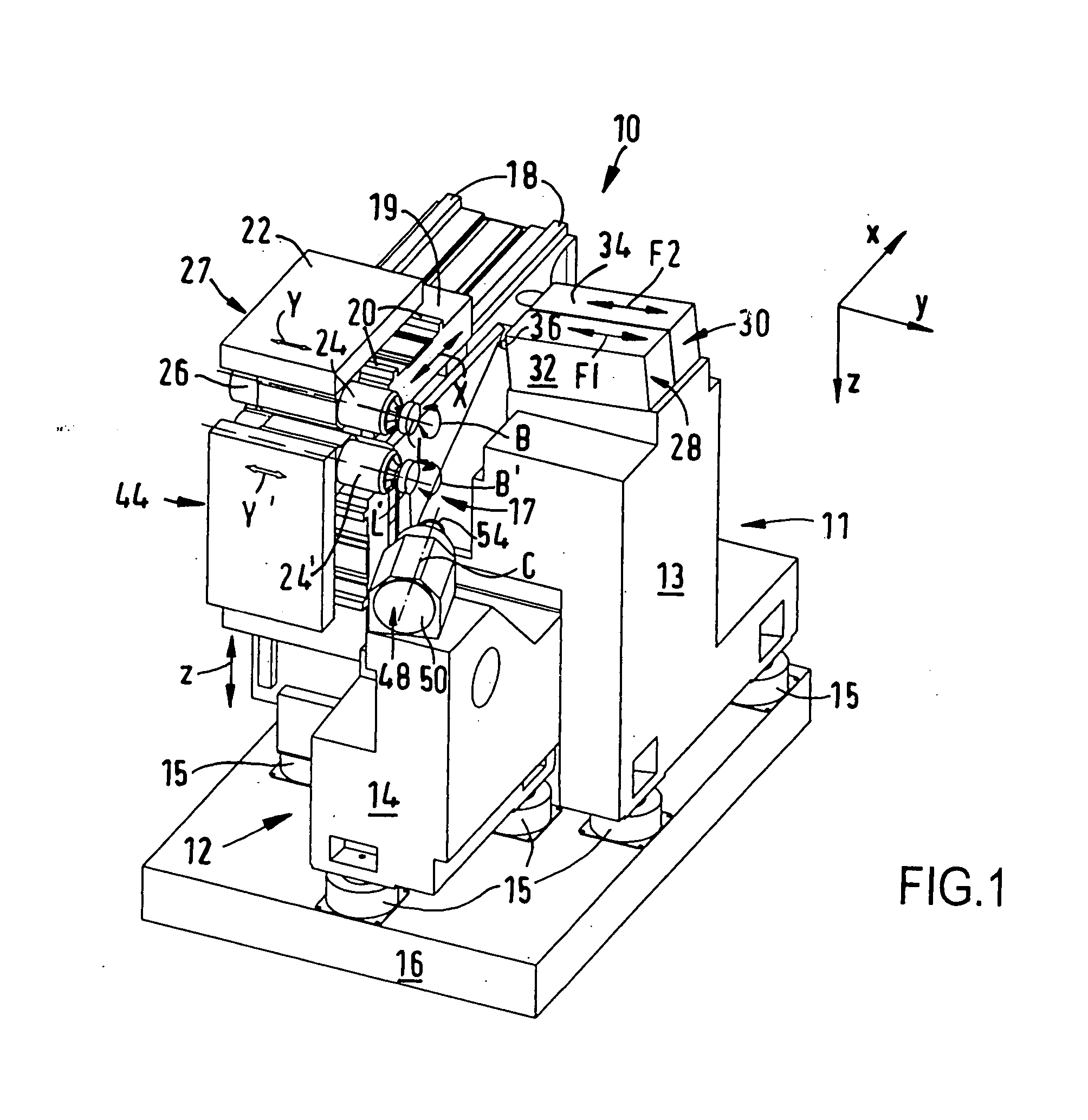 High-performance cutting and turning machine and method for machining particularly spectacle lenses