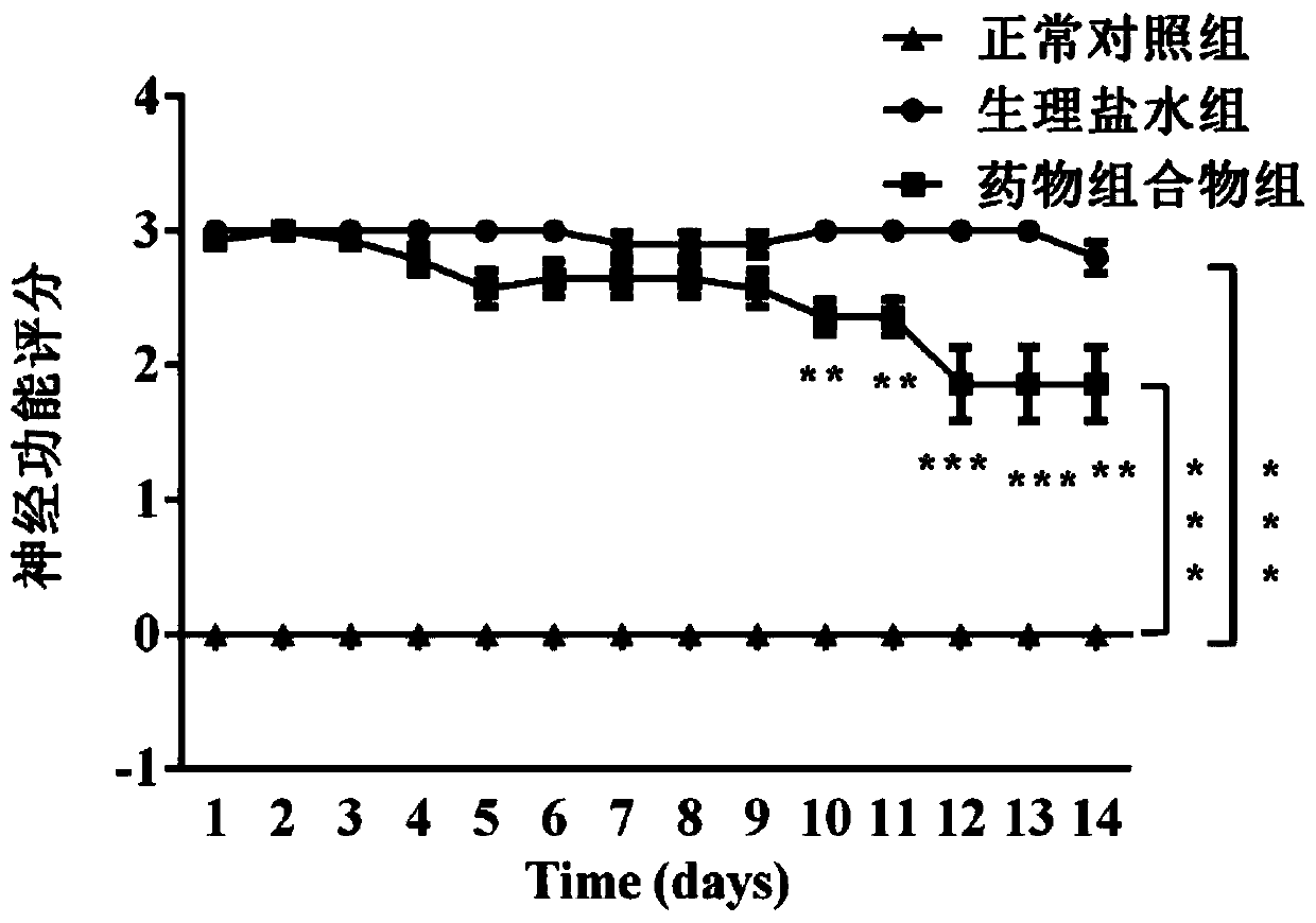 Application of butyric acid compound in preparing drug or functional food for treating ischemic stroke