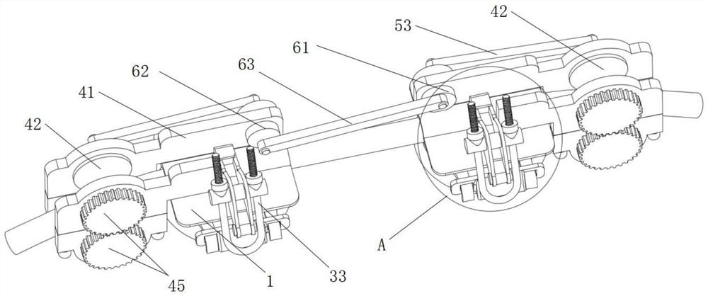 Column-type porcelain insulator wire self-locking device