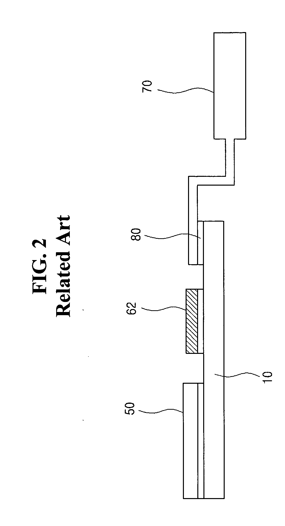 Chip-on-glass array substrate of liquid crystal display device and method of fabricating the same