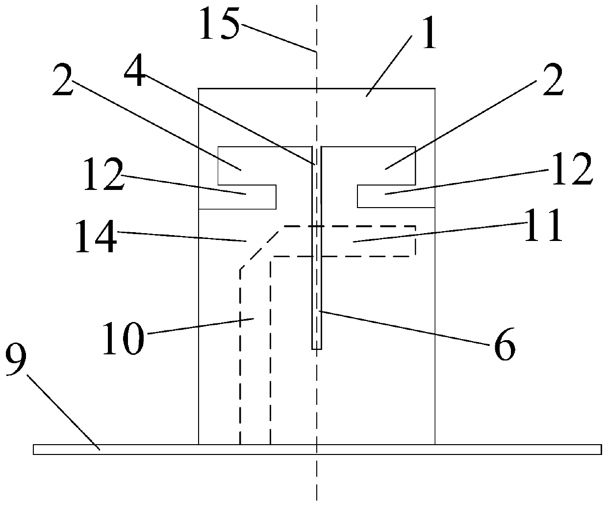 Millimeter wave printed dipole antenna array radiating element and array antenna