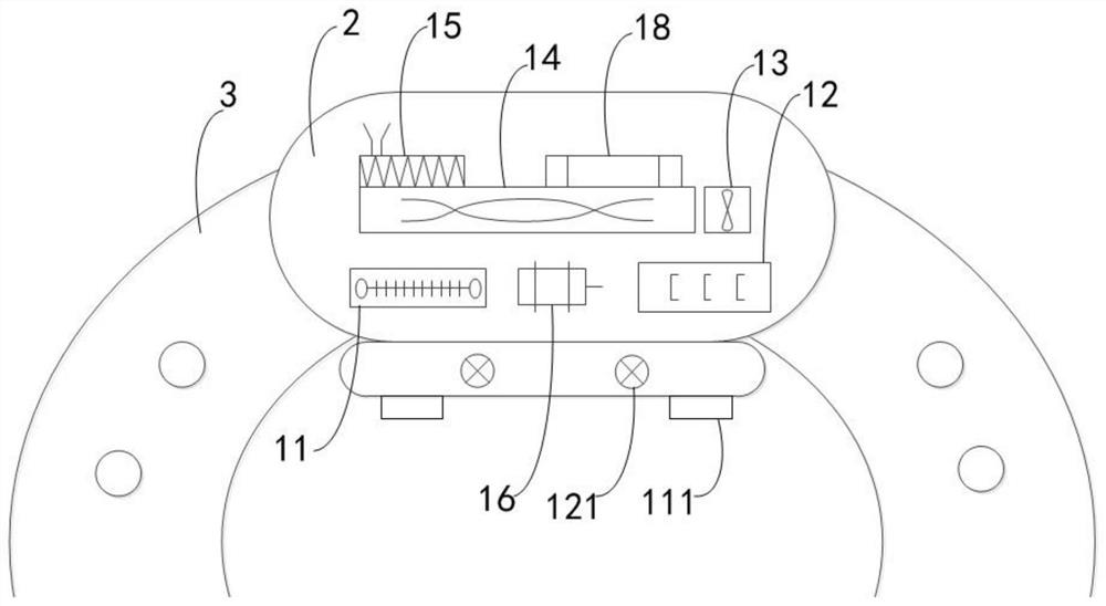 Wrist-worn heart rate monitoring device and heart rate monitoring control method