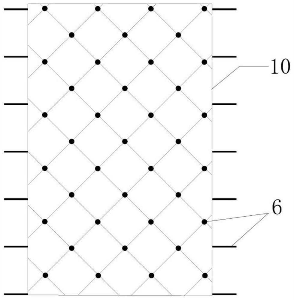 Squeezing and expanding supporting disc device of geotechnical barrier and construction method