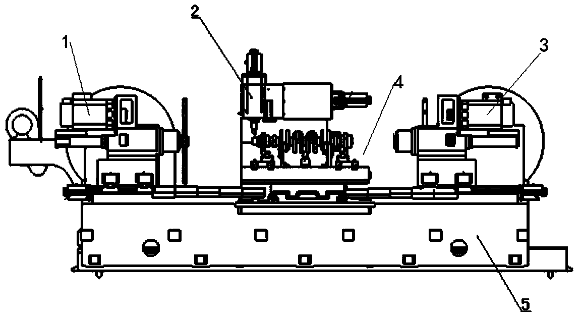 Crankshaft milling machining center