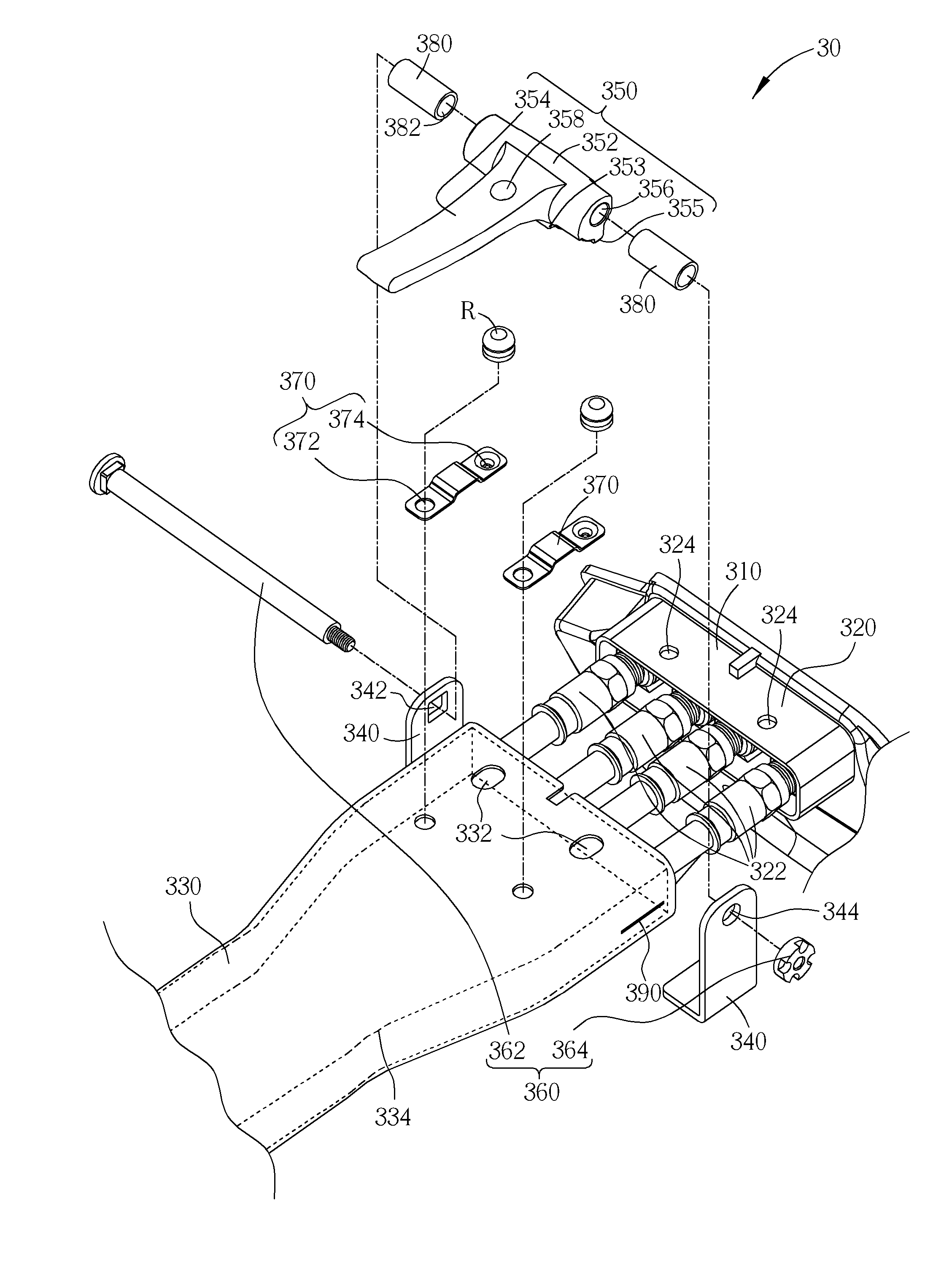 Quick fabrication lnbf assembly