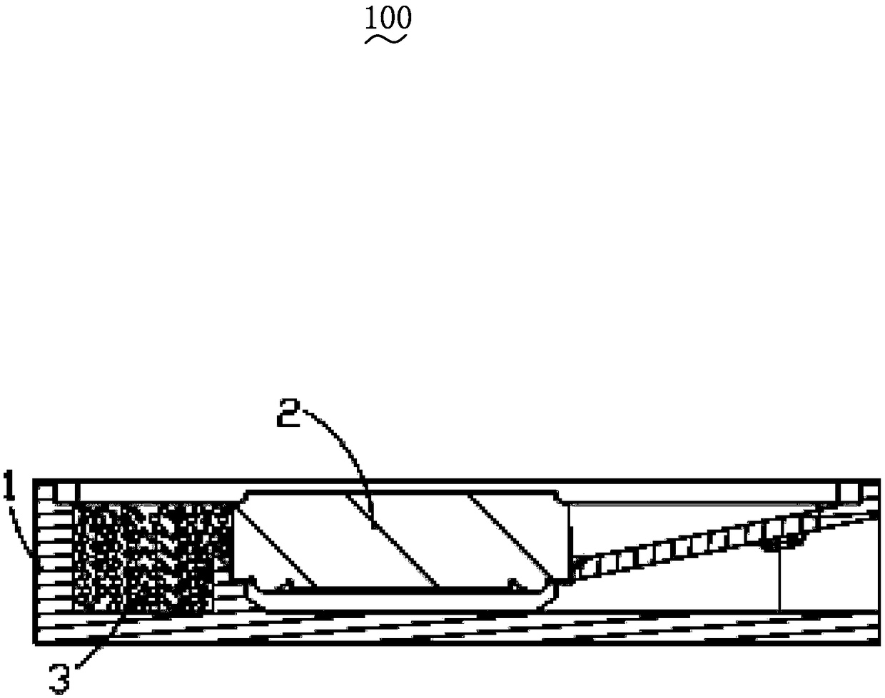 Sound absorption material and loudspeaker box applying sound absorption material