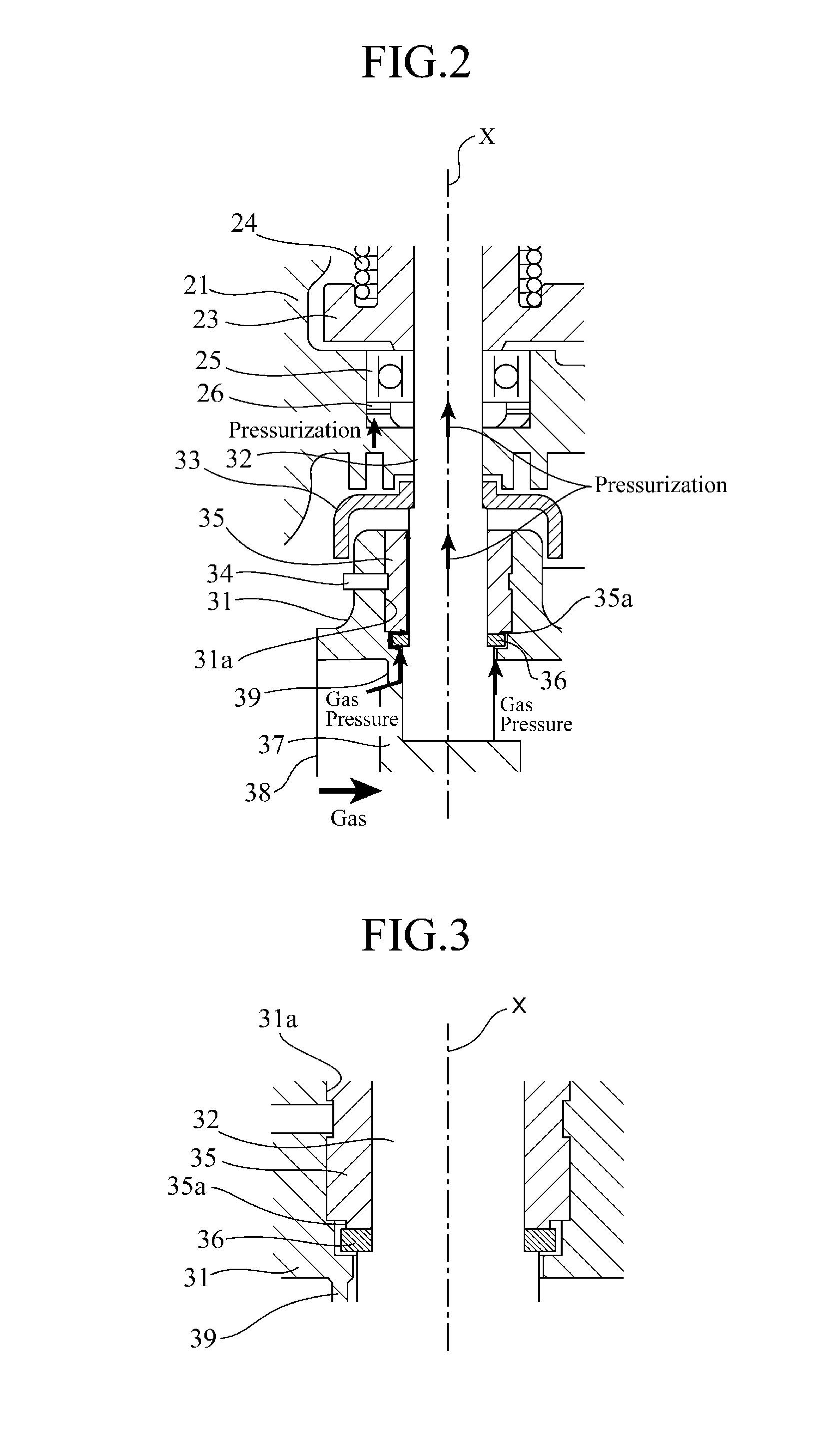 Structure for reducing axial leakage of valve