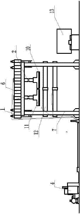 Dynamic and static testing system and method for multifunctional wharf structure