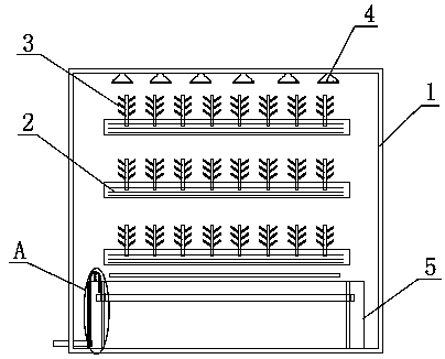 Crop seedling cultivation device