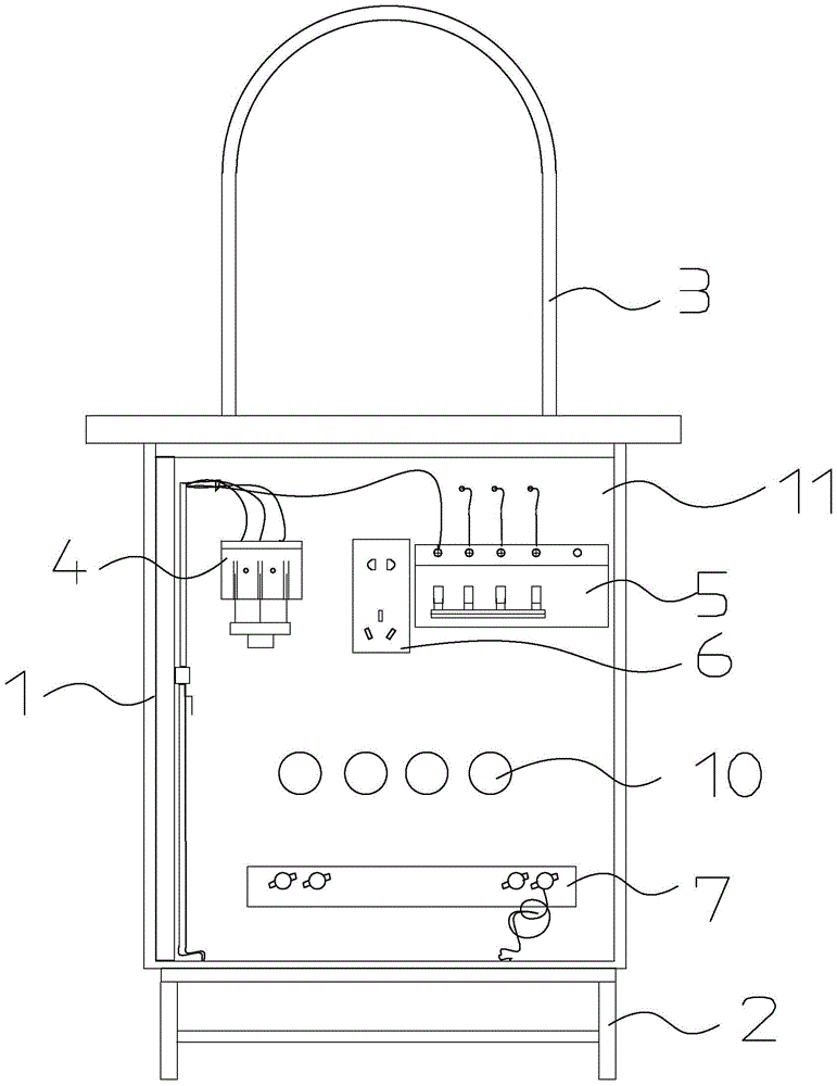 Mobile temporary electricity construction power box