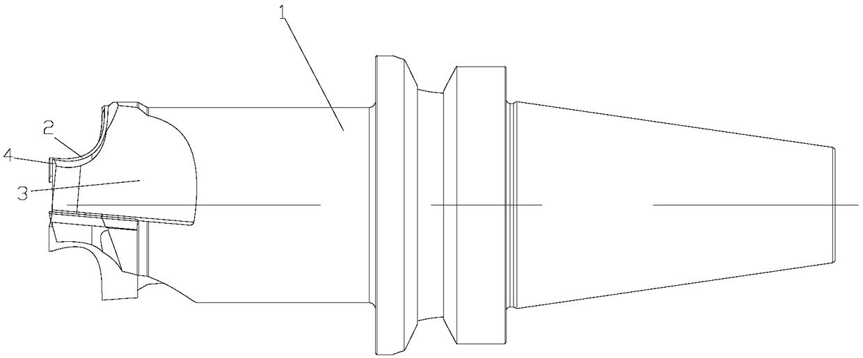 Tool for forming and processing mobile phone appearance