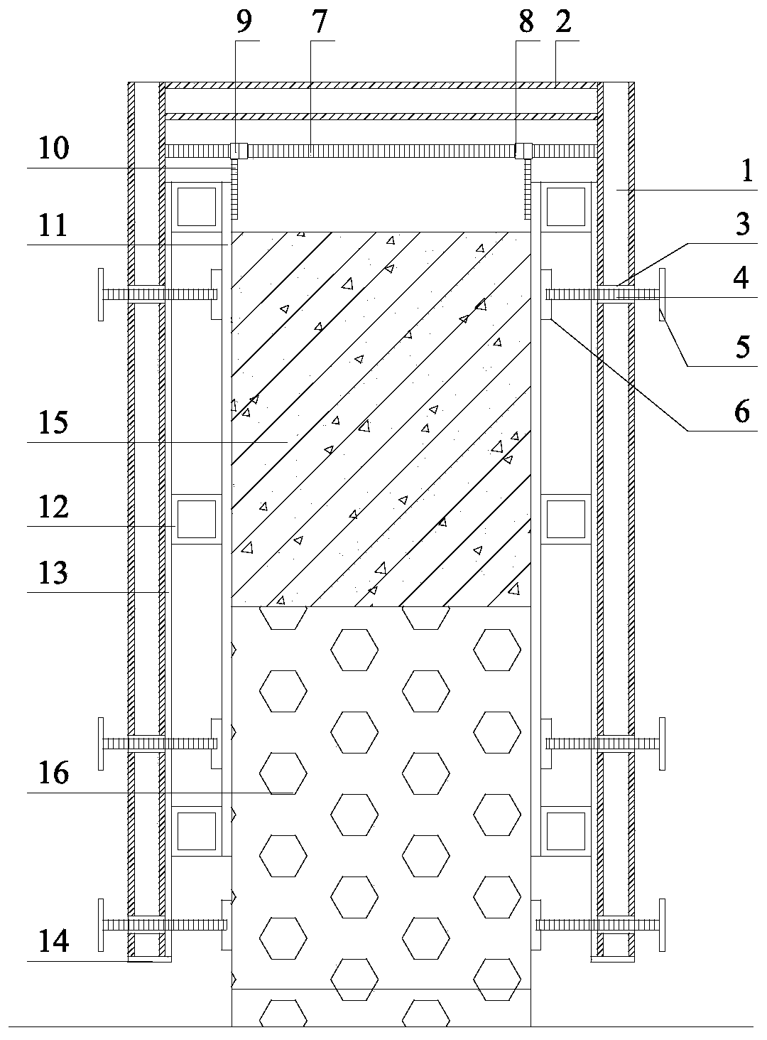 Ring beam construction method based on tool type shaping concrete ring beam formwork structure