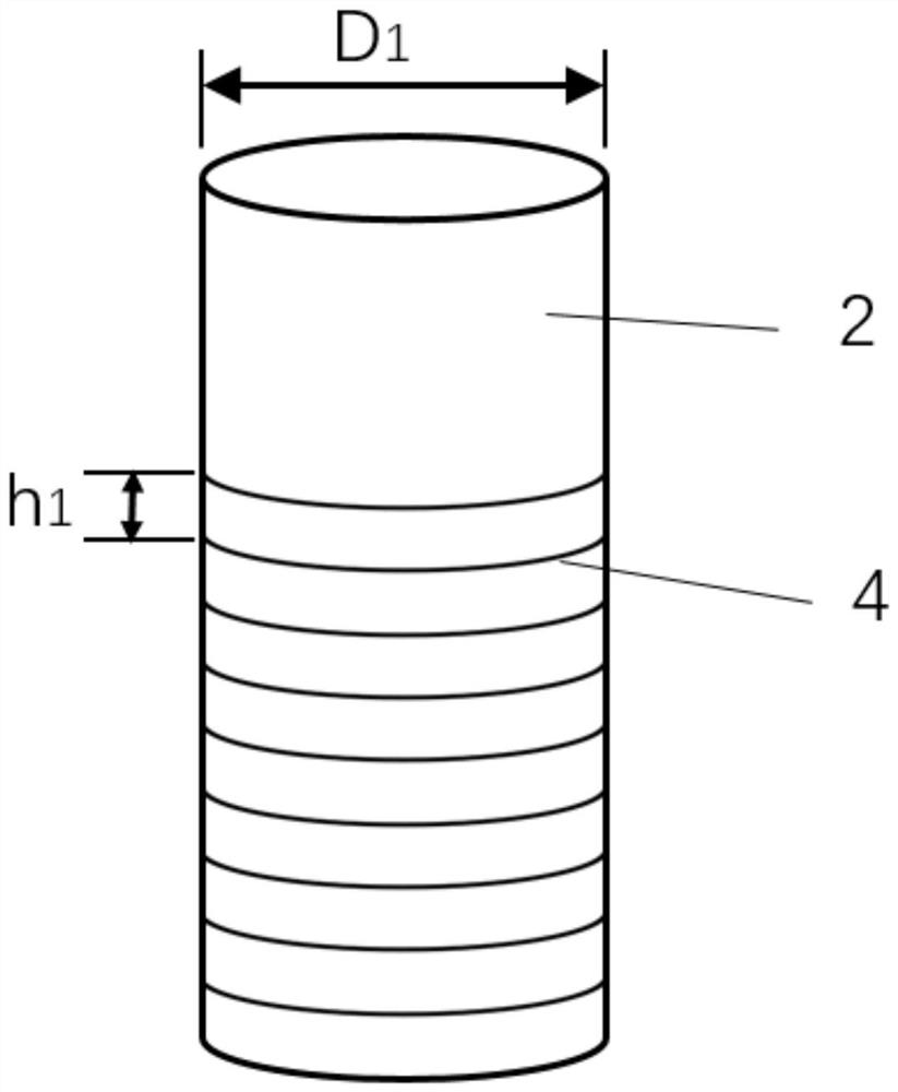Offshore single pile foundation post-installation reinforcing device and installation method