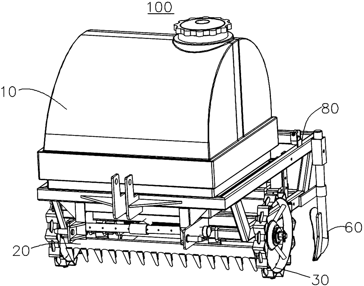 Film mulching seeder