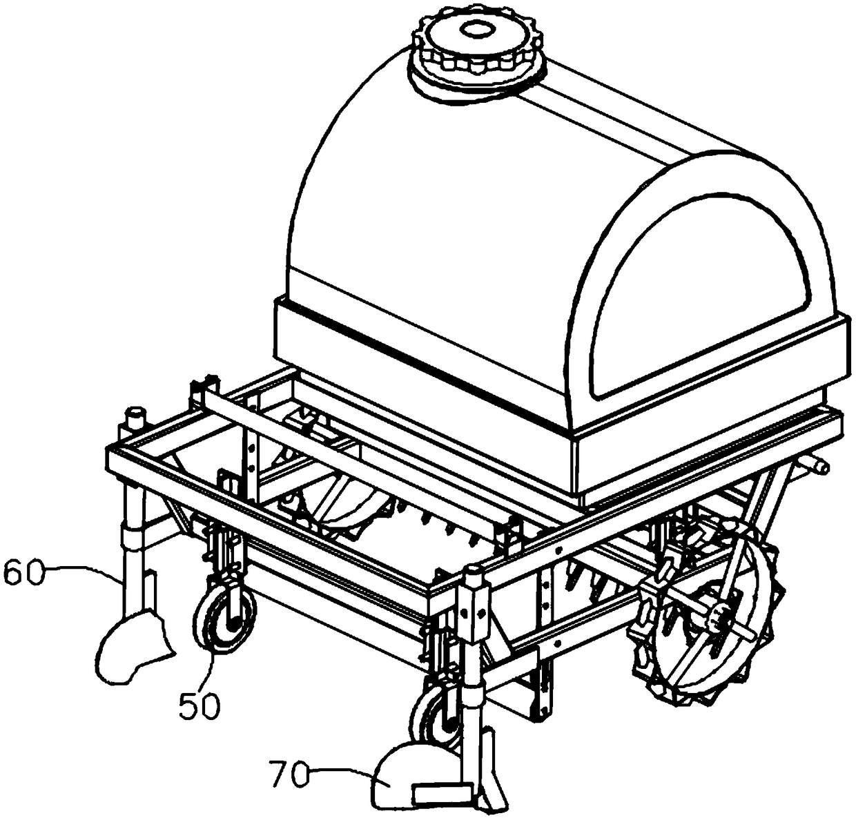 Film mulching seeder