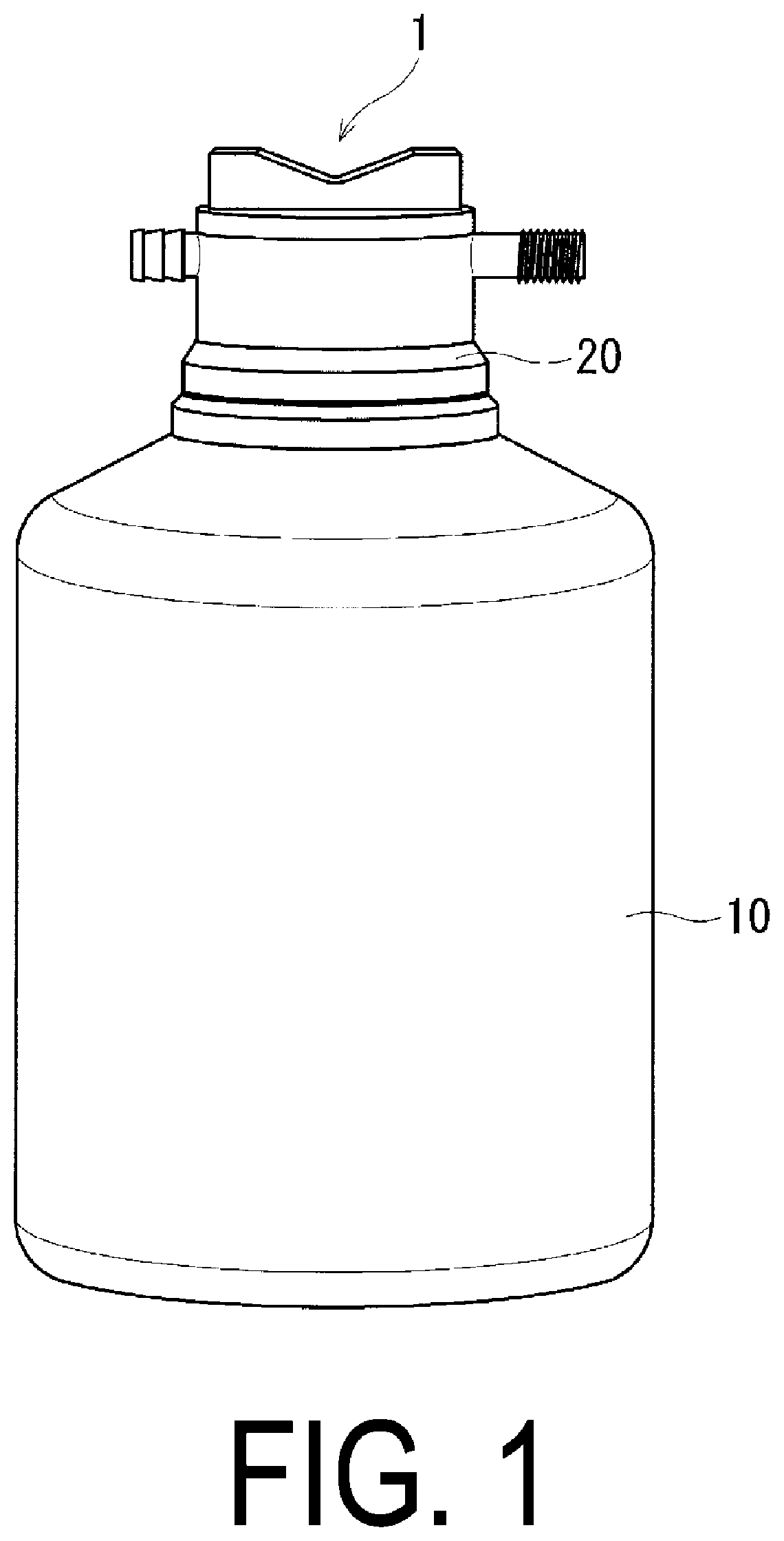 Puncture Repair Fluid Container and Puncture Repair Kit