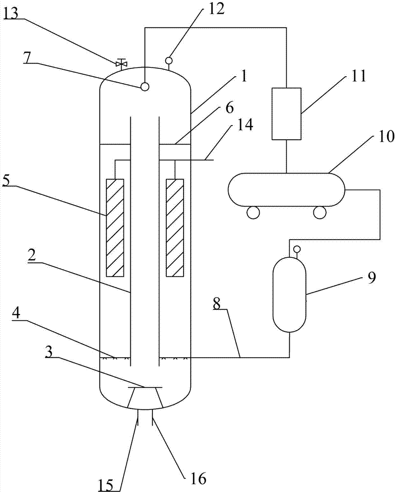 Pressurizing and aerating MBR (Membrane Bioreactor) water treatment equipment and method