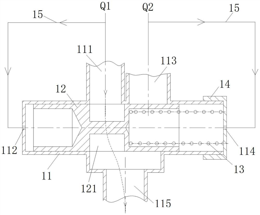 Mechanical valve capable of switching air source in self-adaptive mode