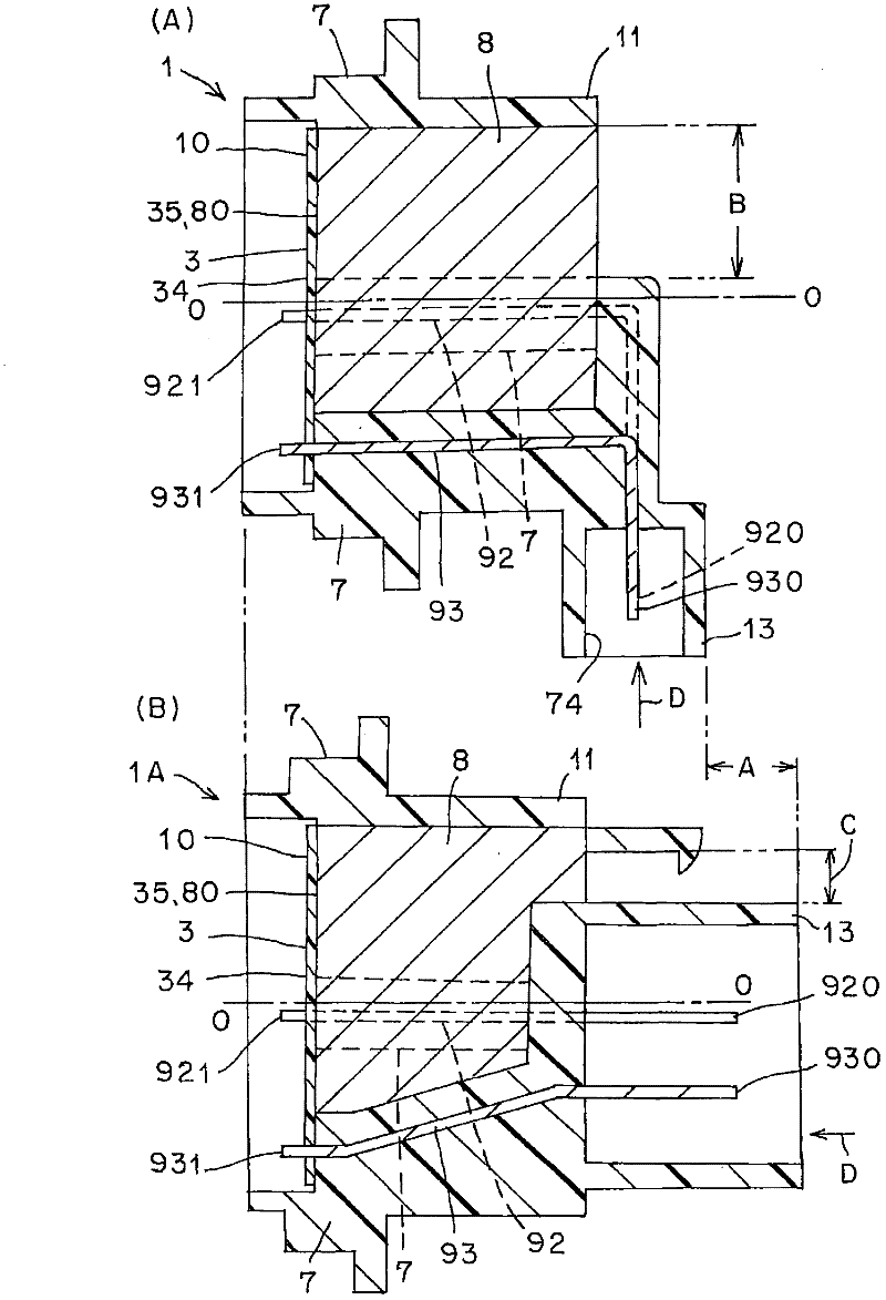Light source unit of semiconductor-type light source of vehicle lighting device and vehicle lighting device