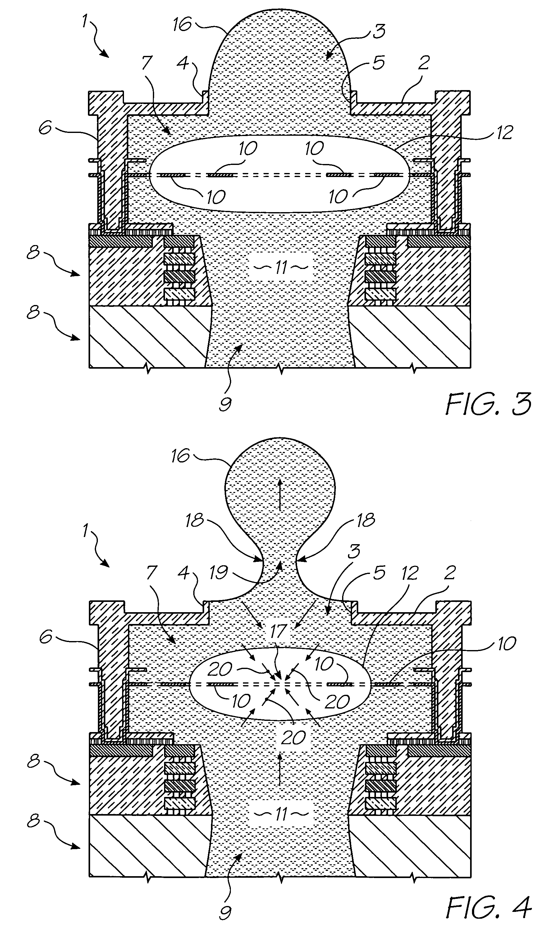 Printhead nozzle with reduced ink inertia and viscous drag