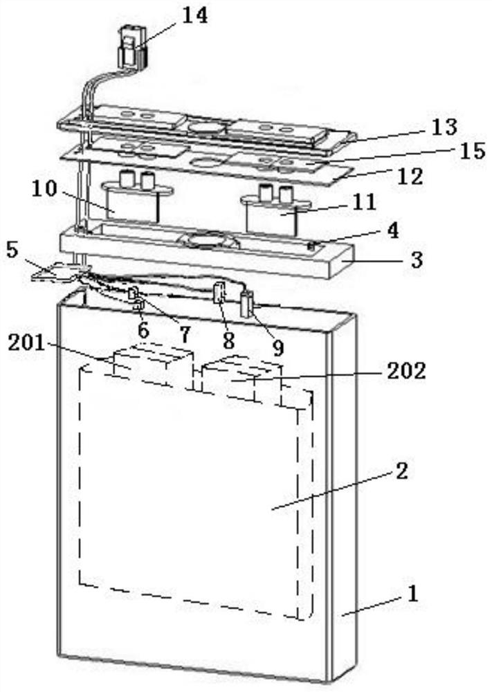 Intelligent lithium ion battery monomer and module thereof