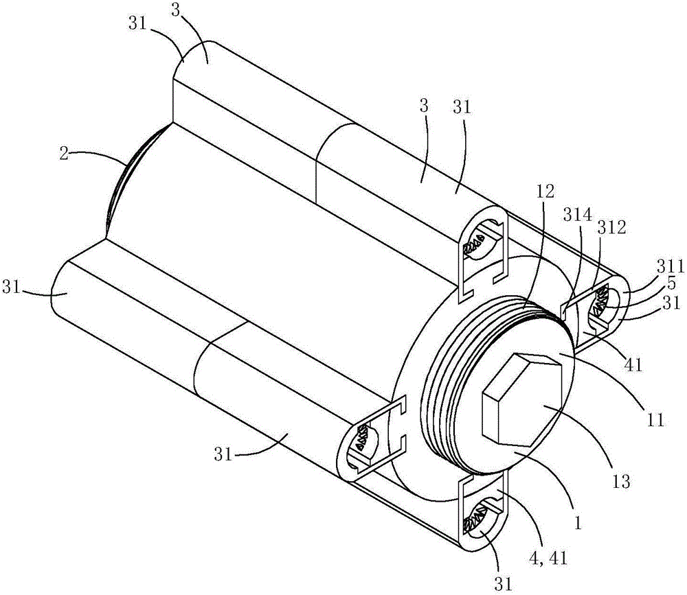 Line clamping fittings used for electric power circuit