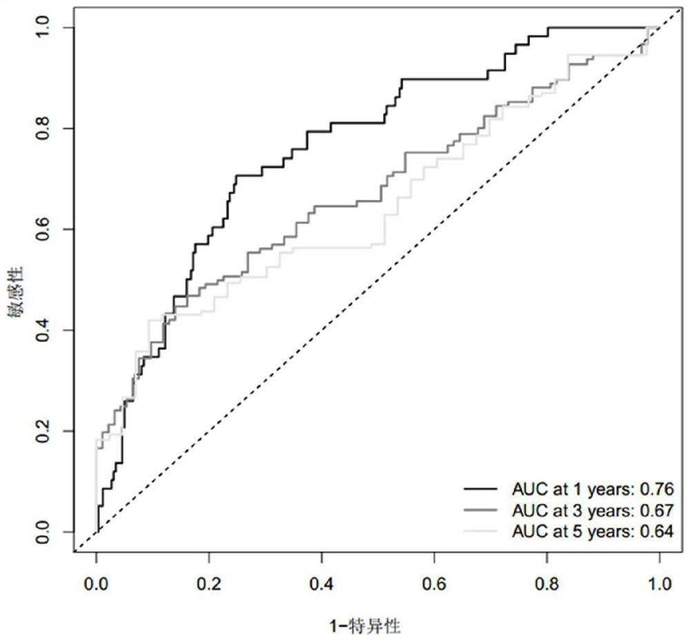 Prognostic risk evaluation model and evaluation device for liver cancer patient