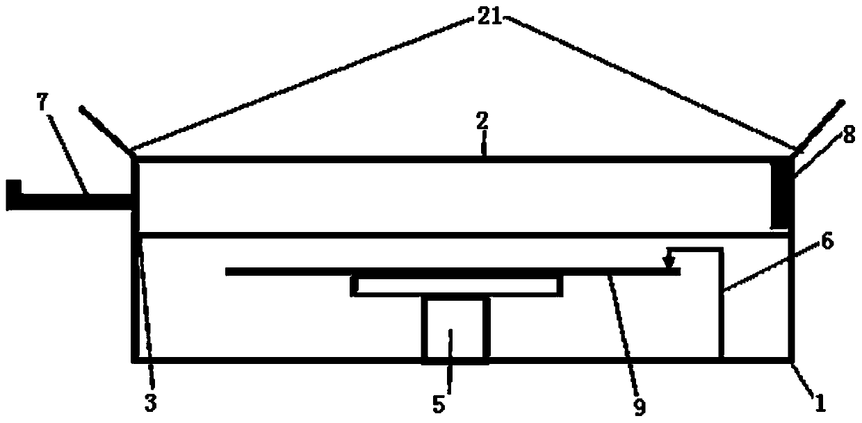 Wafer surface charge eliminating device and method