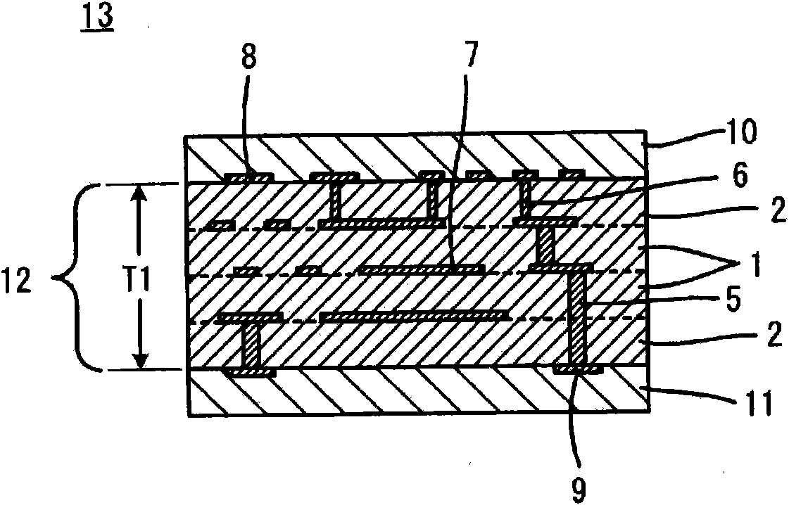 Method for the production of laminated ceramic electronic parts