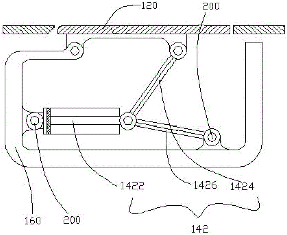 Wind resistance braking device and motor car body using the wind resistance braking device