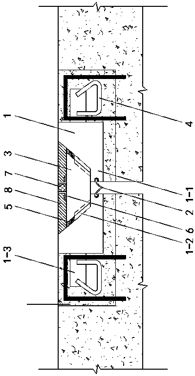A large displacement seamless composite expansion joint and a bridge