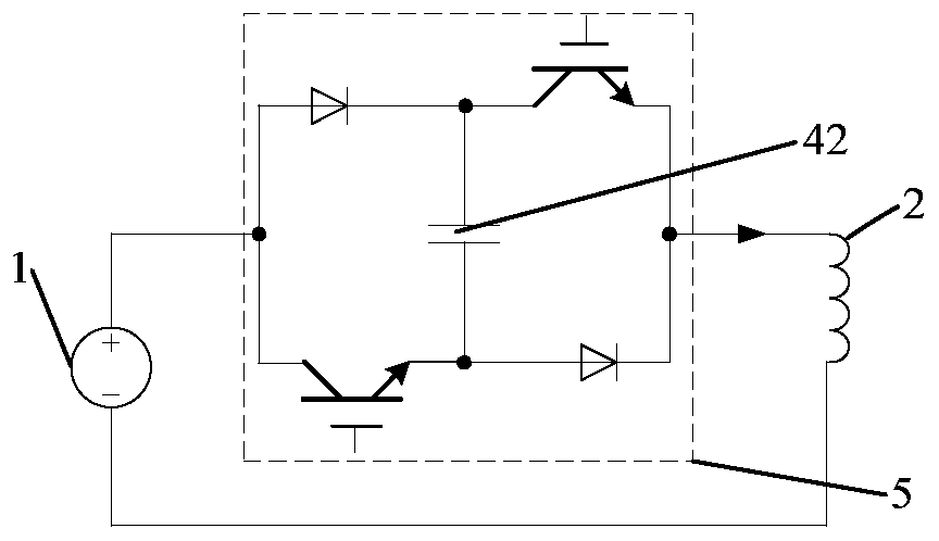 Pre-polarization coil current control system for low-field nuclear paramagnetic resonance and control method thereof