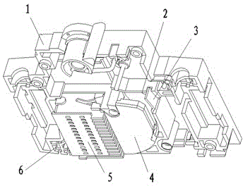 Circulating air arc-control device for small breaker