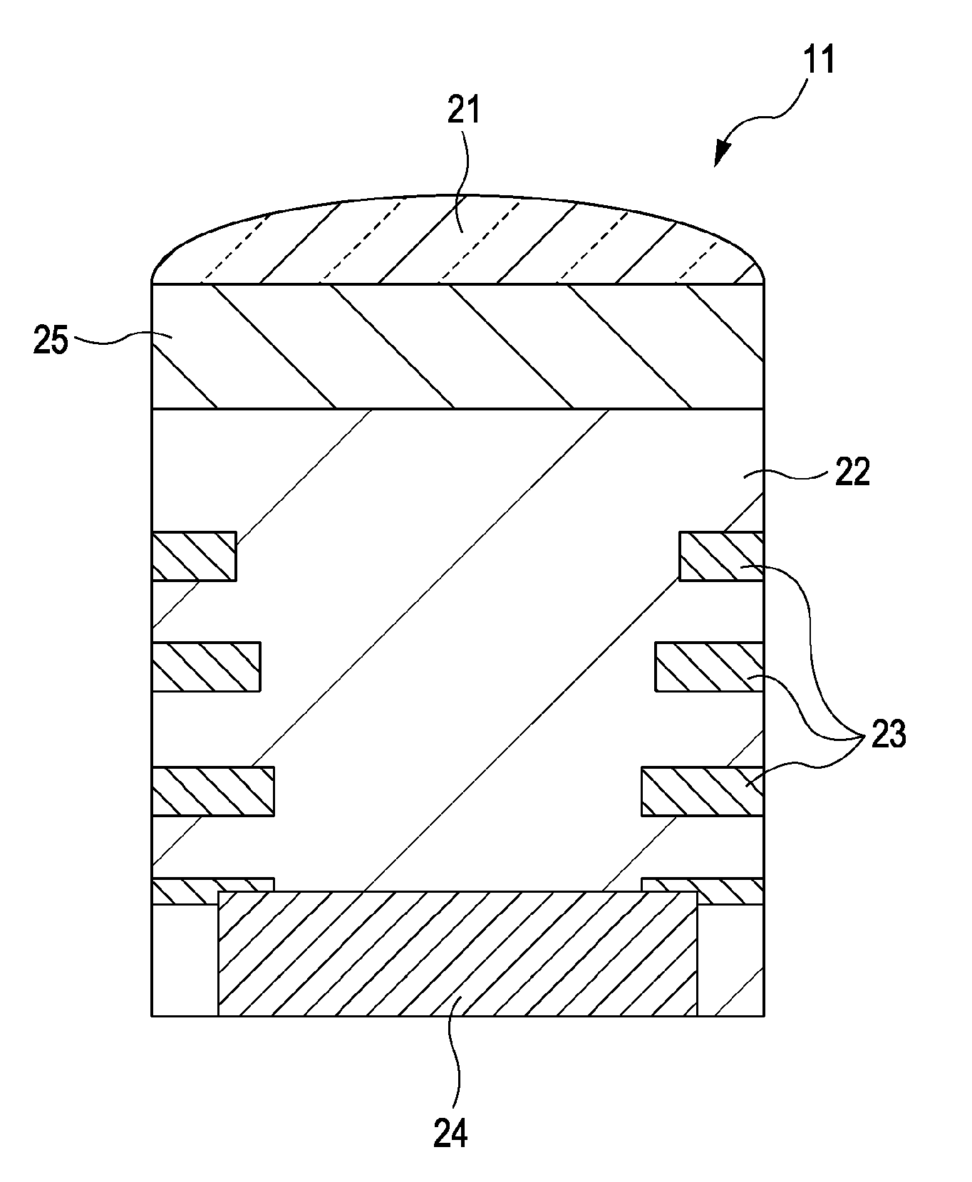 Optical element and solid-state imaging device