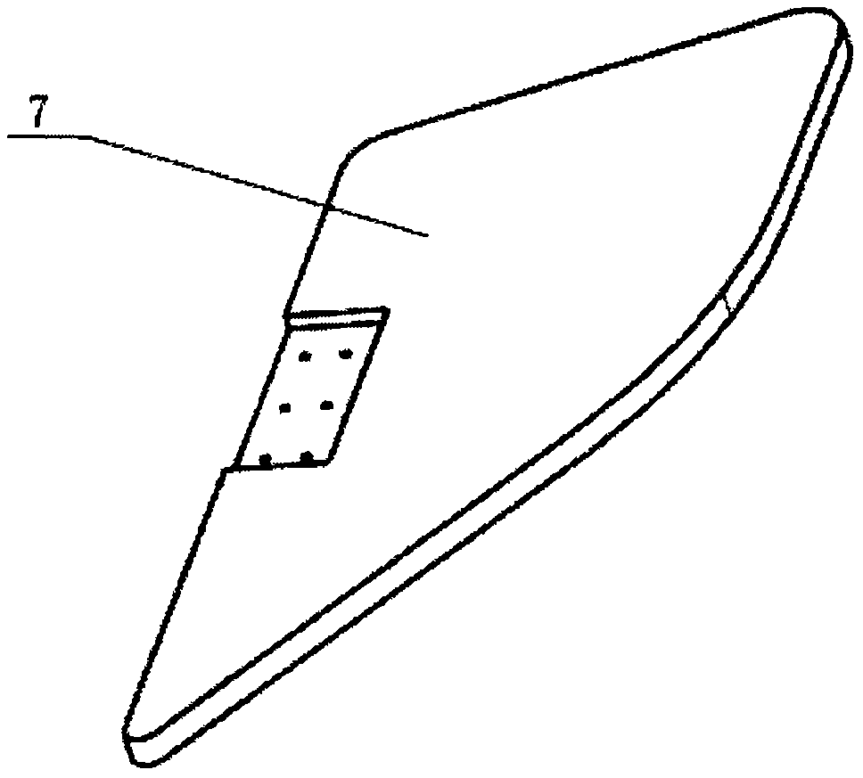 Winglet rotation device of minitype fixed wing unmanned aerial vehicle