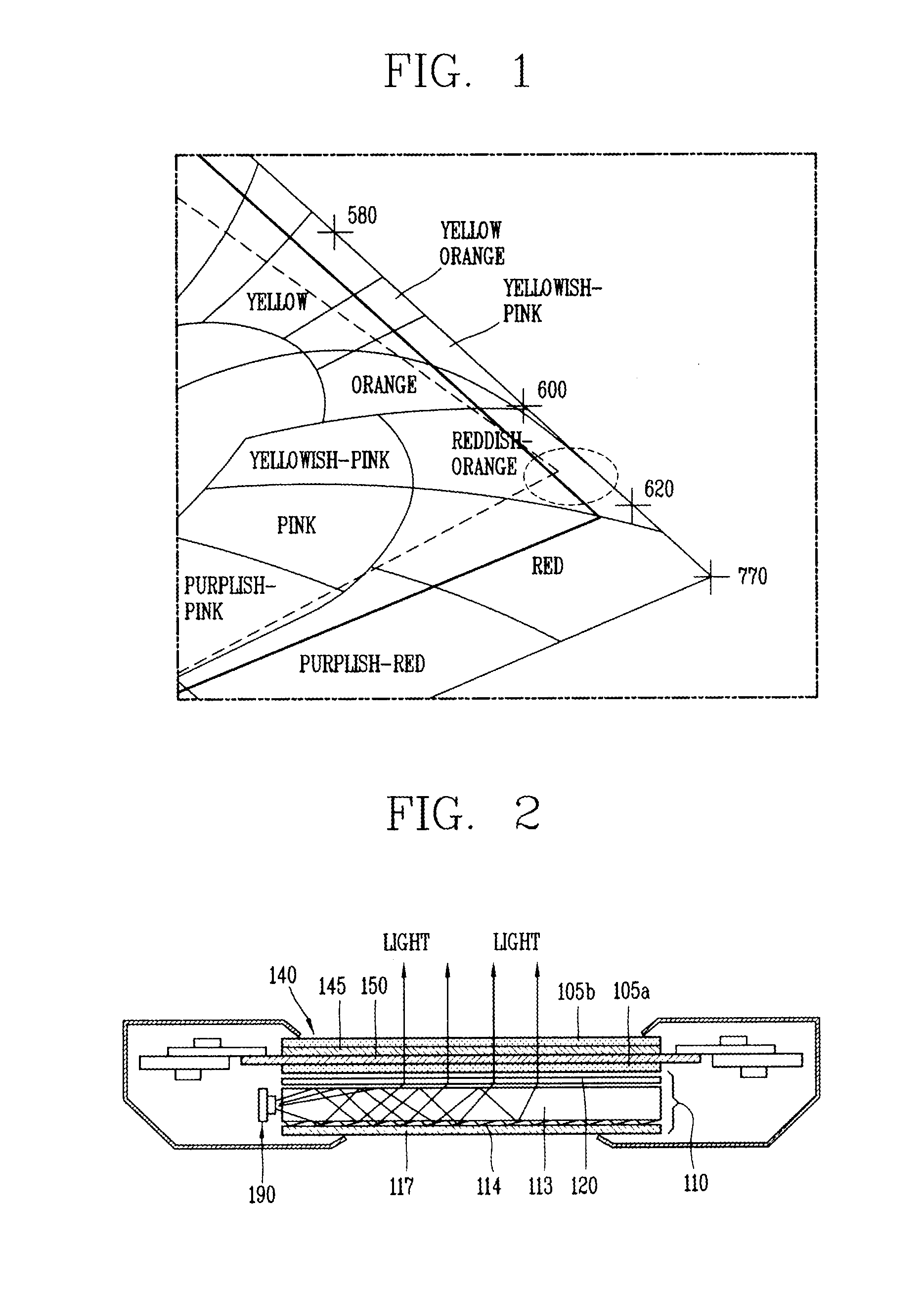 Liquid crystal display device for dashboard of vehicle