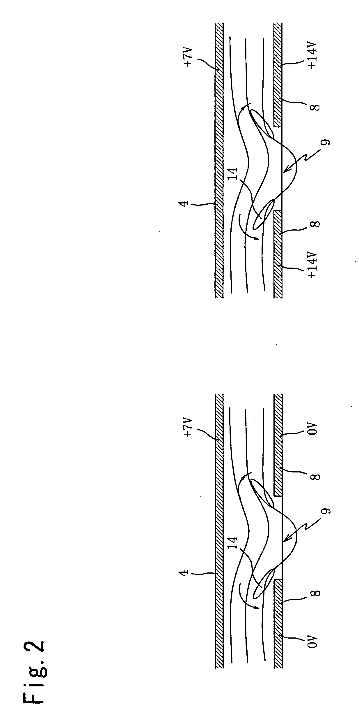 Color active matrix type vertically aligned mode liquid crystal display and driving method thereof