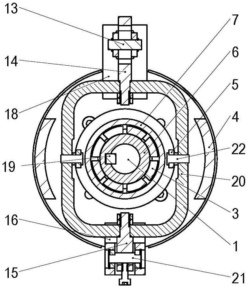 An elastic locking transmission mechanism for a rotating shaft