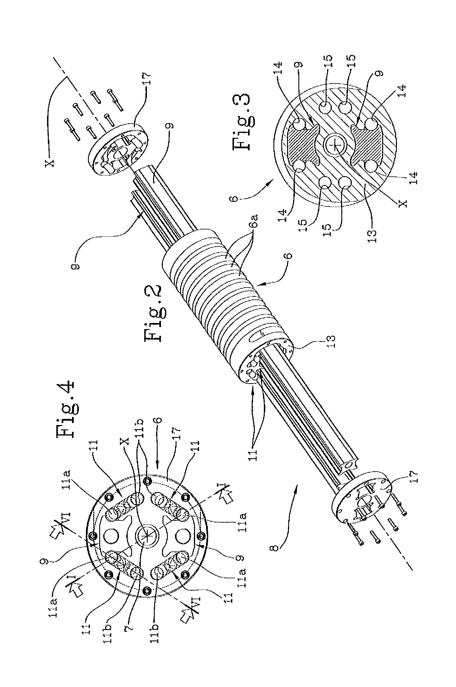 Linear electro-mechanical actuator with built-in anti-rotation
