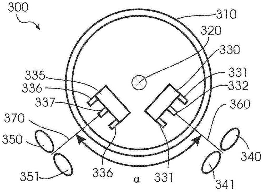 Multi-directional racetrack rotating cathode for PVD array applications