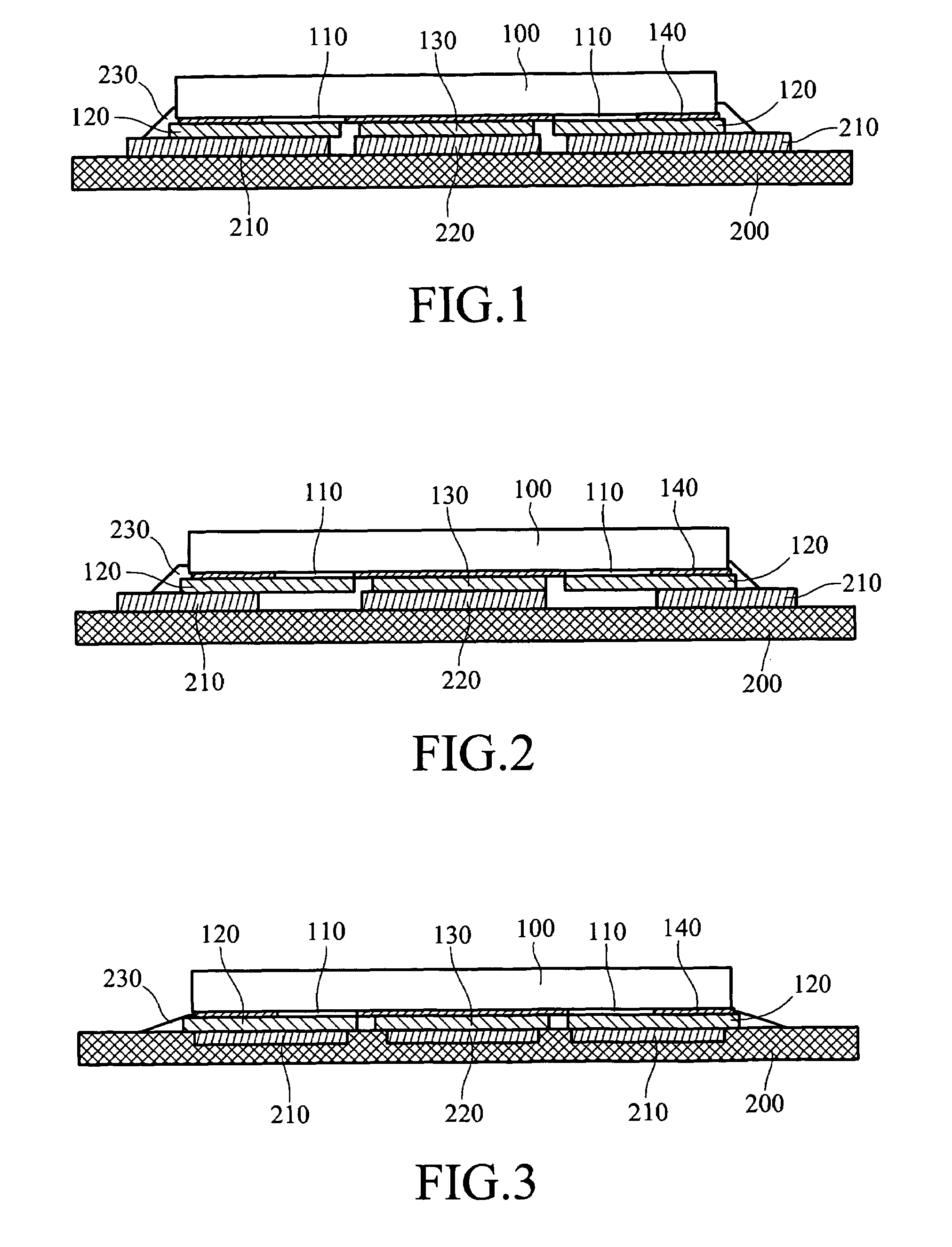 Bonding structure of device packaging