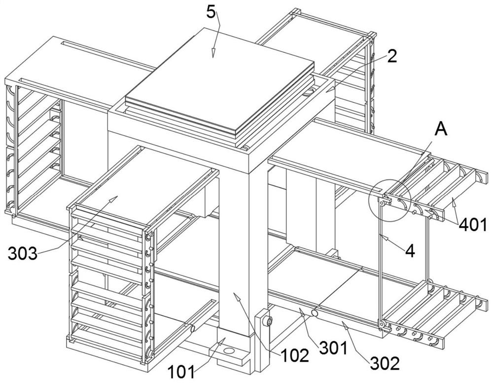 Assembly type micro-aerobic fermentation box capable of being folded and stored