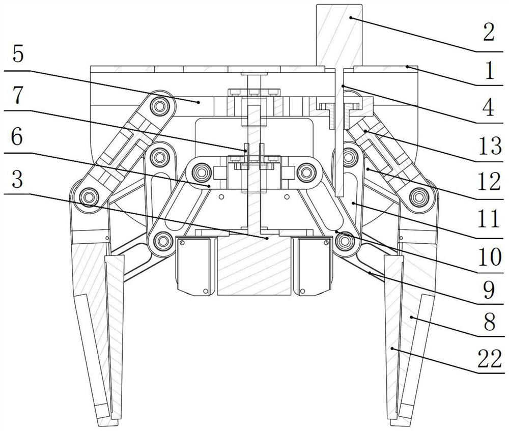 A Large Stroke Clamping Mechanism with Adaptive Brick Scale