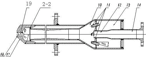 Heavy oil catalytic cracking feeding atomizing nozzle