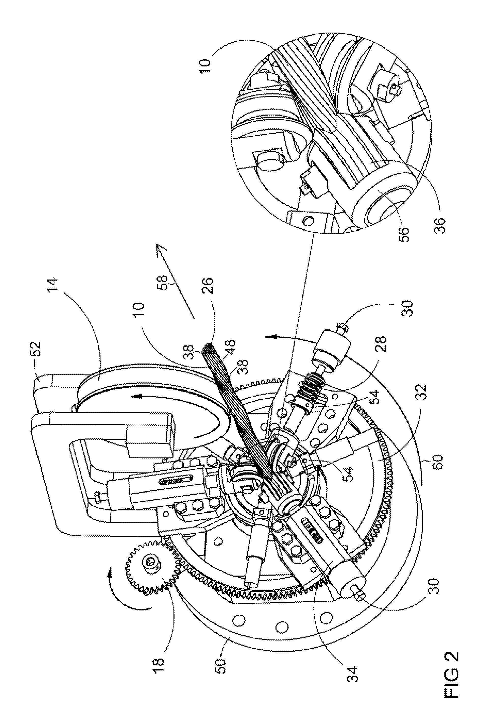 System and method for measuring geometry of non-circular twisted strand during stranding process