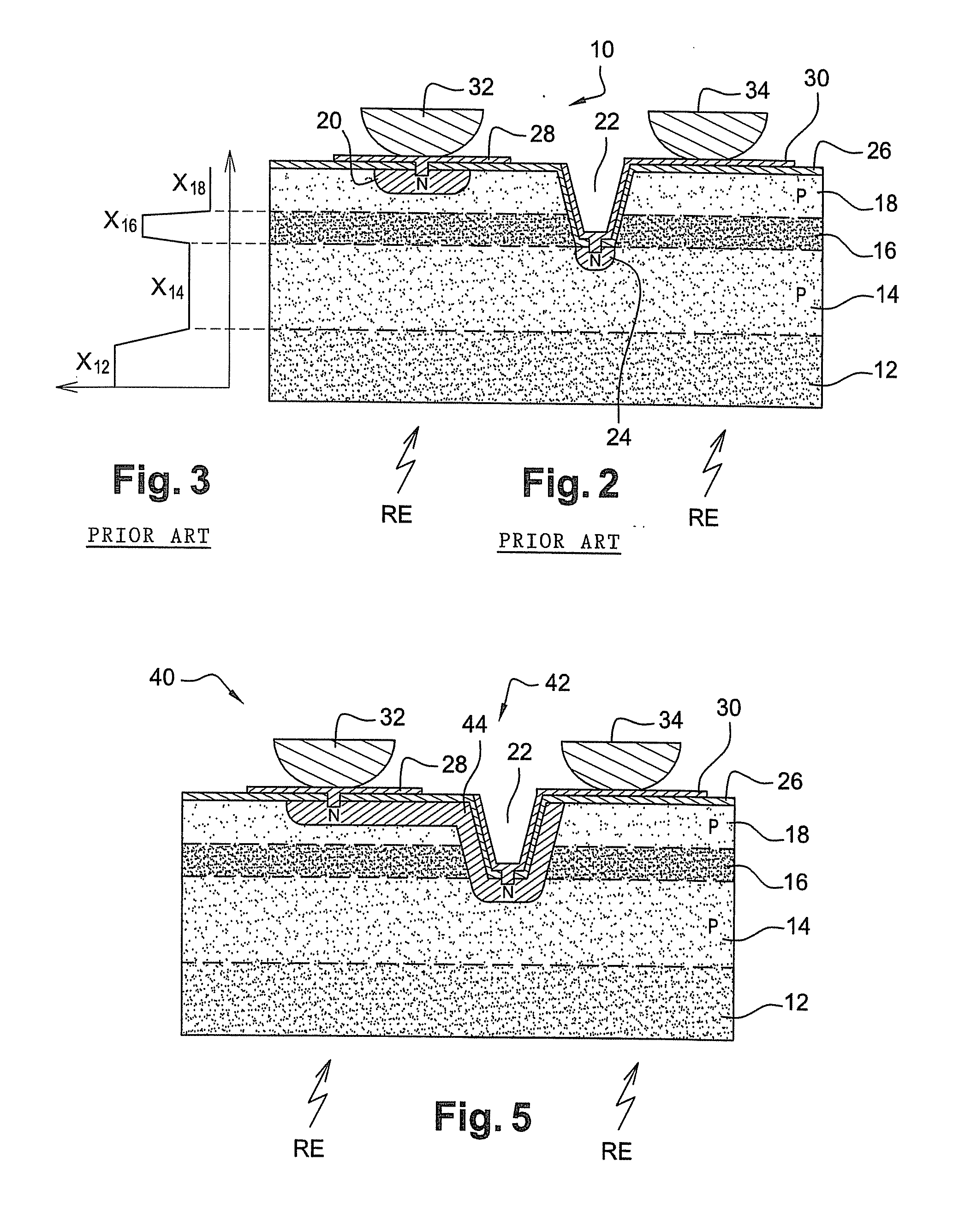 Bispectral multilayer photodiode detector and method for manufacturing such a detector