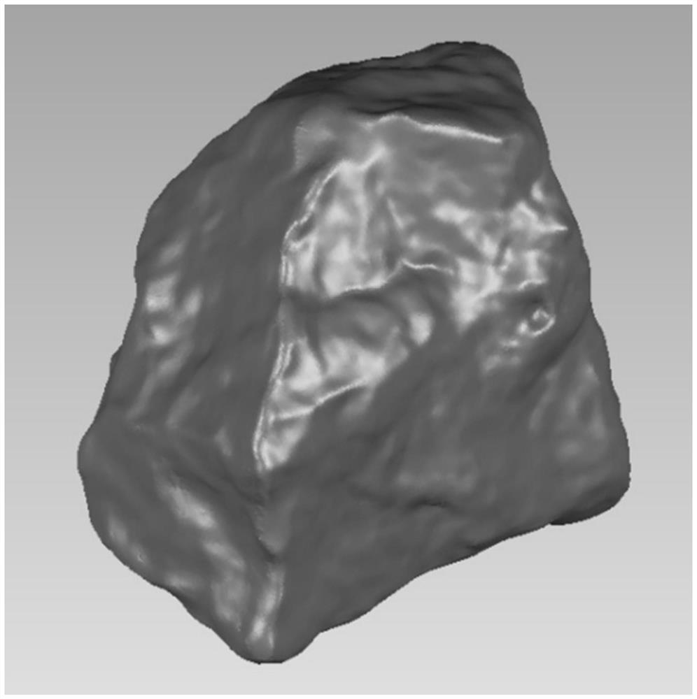 A method for evaluating the overall roughness of three-dimensional irregular particle surface