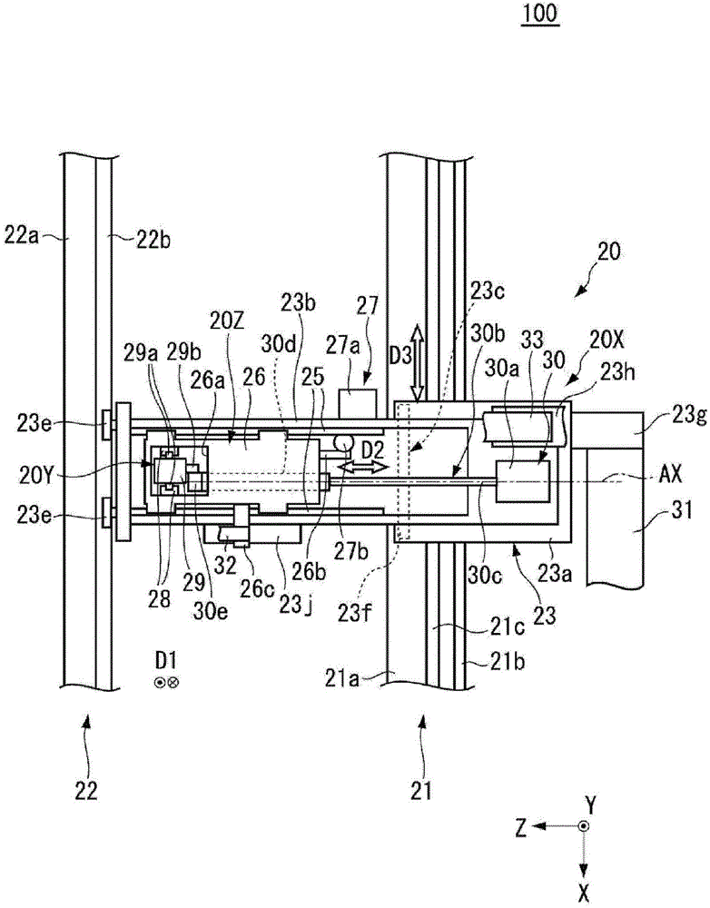 Workpiece conveying device and machine tool