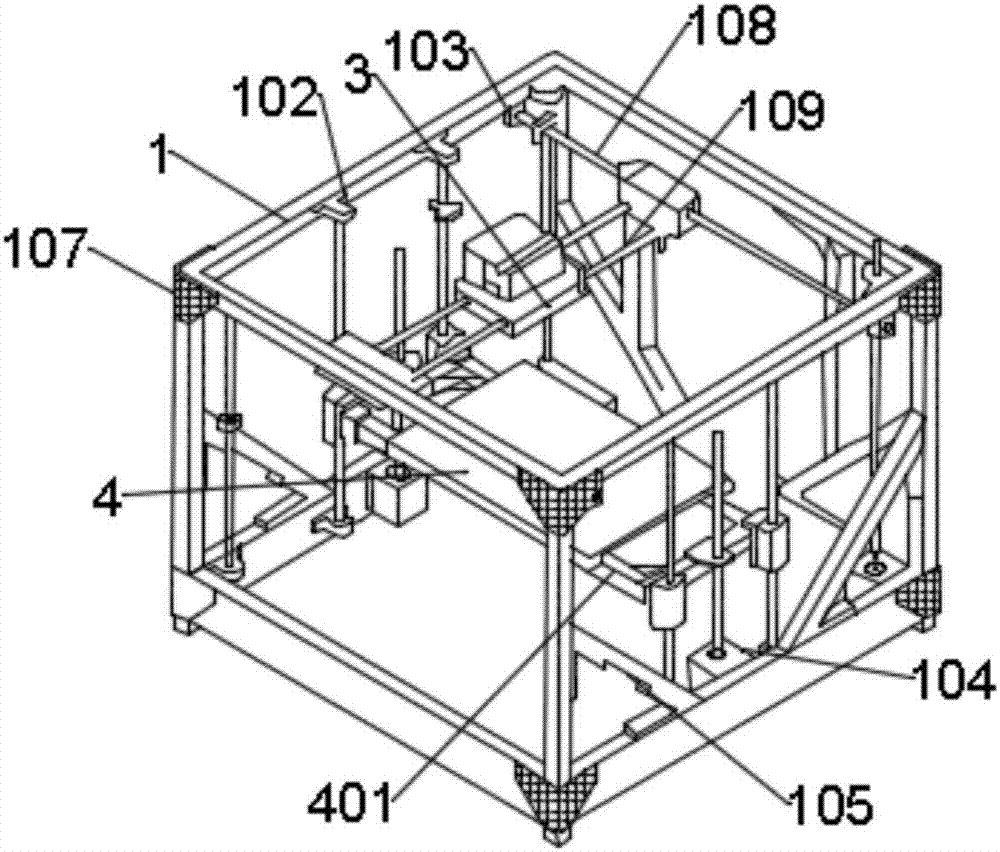 Anti-blockage high-stability 3D printing equipment